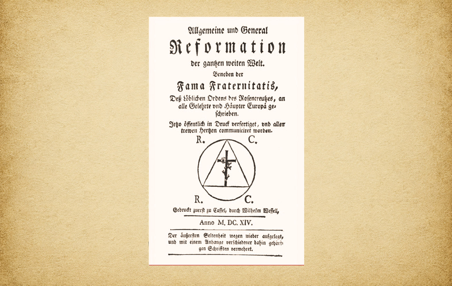 Fama Fraternitatis 1614