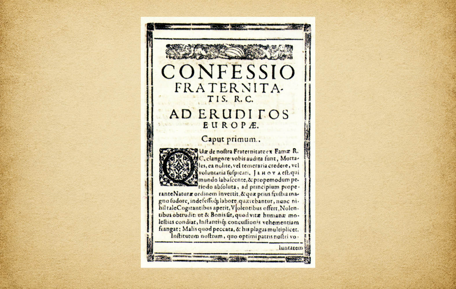 Confessio Fraternitatis